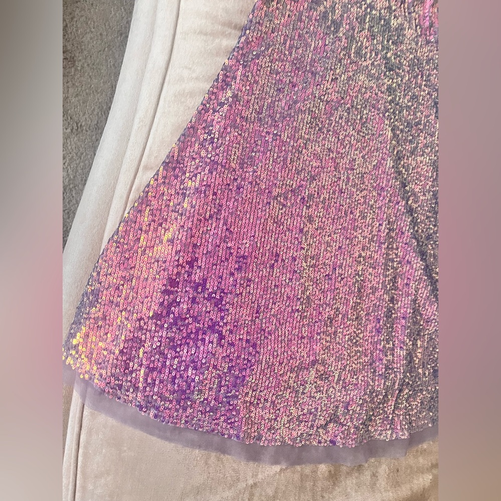 Free People Intimately Gold Rush Mini Sequin Dress Size S Petite NYE - Picture 14 of 15